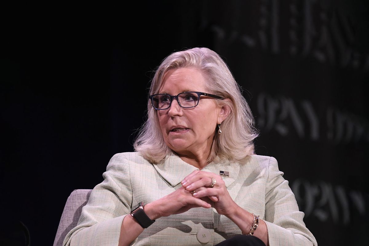 Liz Cheney attends Liz Cheney in Conversation with David Rubenstein at The 92nd Street Y, New York on June 26, 2023 in New York City. (Gary Gershoff/Getty Images)