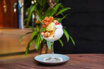 Green Curry Ice Cream Sundae