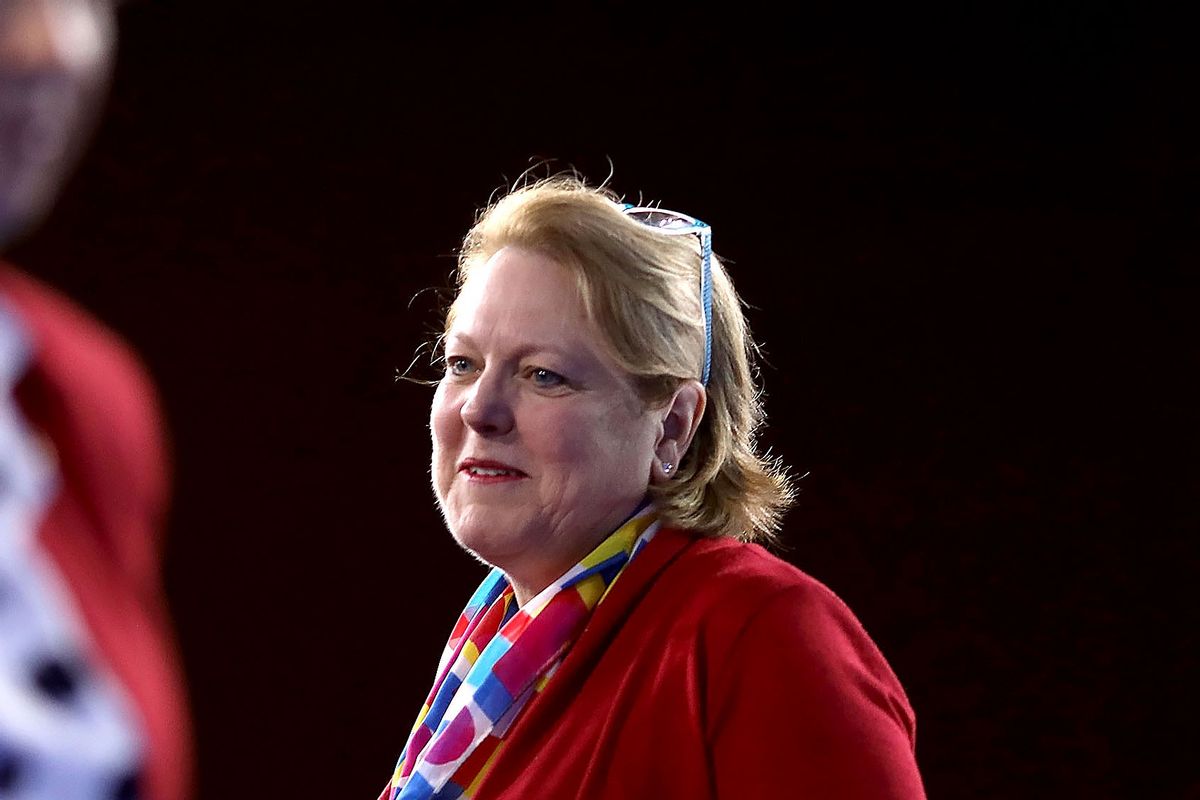 Virginia Thomas, wife of Supreme Court Associate Justice Clarence Thomas, moderates a panel discussion during the Conservative Political Action Conference at the Gaylord National Resort and Convention Center February 23, 2017 in National Harbor, Maryland.  (Chip Somodevilla/Getty Images)